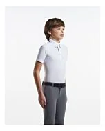 Cavalleria Toscana Knit Collar Wedstrijd Shirt Boy