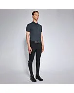 Cavalleria Toscana Heren Training Polo Shirt S/S Ocean Blue