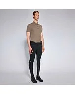 Cavalleria Toscana Heren Training Polo Shirt S/S Tortora