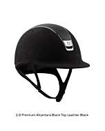 Samshield Rijhelm 2.0 Premium Alcantara  Black Top Leather Black