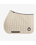Cavalleria Toscana Jumping zadeldek with Circle Quilting - Beige / Beige