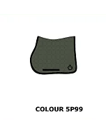 Cavalleria Toscana Jumping zadeldek with Circle Quilting - Forest Green/Black