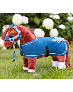 LeMieux Mini Pony Thomas Chestnut met Deken & Halster Marine