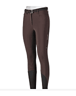 Equiline Dames Rijbroek Ernae High Waist & Full-Grip Brown