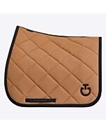 Cavalleria Toscana zadeldek with Diamond Quilting -Camel / Black