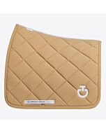 Cavalleria Toscana Saddle Pad with Diamond Quilting - Tan