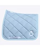 Cavalleria Toscana Saddle Pad with Diamond Quilting - Blue Fog