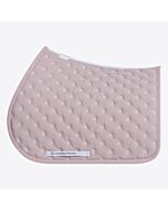 Cavalleria Toscana Jumping Saddle Pad with Quilted Design and Micro Logo - Violet Ice