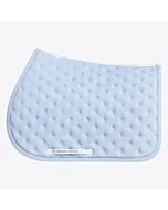 Cavalleria Toscana Jumping Saddle Pad with Quilted Design and Micro Logo - Blue Fog -Full