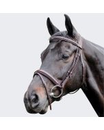 Prestige Leather raised bridle with stitching 3E083