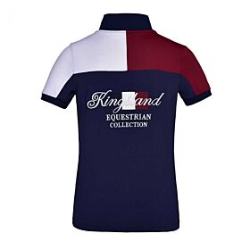 Kingsland Jean Junior Tec-Pique Polo Shirt Navy Blazer