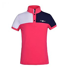 Kingsland Jean Junior Tec-Pique Polo Shirt Red Geranium