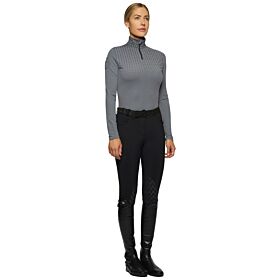 Cavalleria Toscana Phases Jersey Fleece Half Zip Shirt Grijs