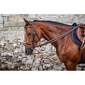 Dy'on Leather Nylon Draw Reins