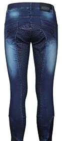 Harry's Horse Heren Jeans rijbroek Liciano Full Grip Denim Blue