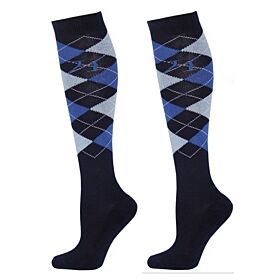 Harry's Horse Kousen Ruit Navy-Lichtblauw-Ijsblauw