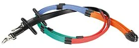 Harry's Horse Trainings Teugels, webband Multi color