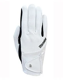 Roeckl Rijhandschoenen Milano Wit / Zwart