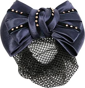 Harry's Horse Haarspeld strass Rosegold Navy