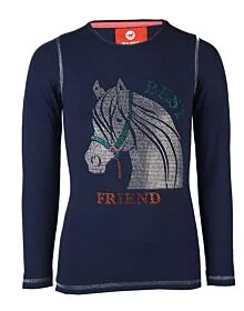 Horka Junior Shirt Flash L/S Dark Marine 