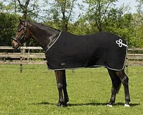 QHP Deken Wol Sheepy Tres Zwart