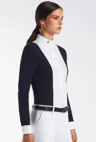 Cavalleria Toscana Dames Wedstrijd Shirt W BIB L/S