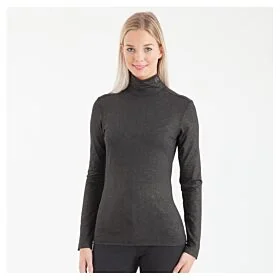 ANKY® Mockneck Shirt Dames Black Bird