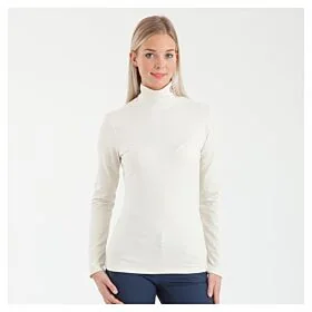 ANKY® Mockneck Wedstrijd Shirt creme LS
