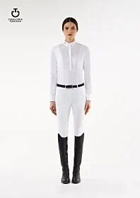 Cavalleria Toscana Jersey Jaquard Dames wedstrijd Shirt 