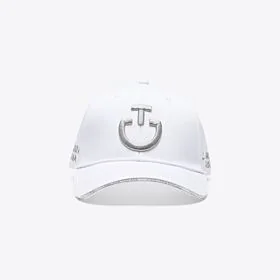 Cavalleria Toscana Baseball Cap with Embroidered Logo White / Belgian Block