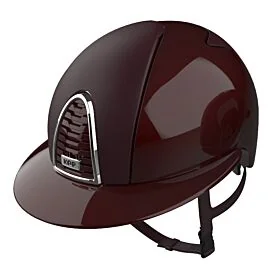 Kep Italia Rijhelm Cromo 2.0 Metal Polo Visor Bordeaux / Front and rear panels Bordeaux 