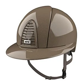 Kep Italia Rijhelm Cromo 2.0 Metal Diamond Taupe Polo Visor