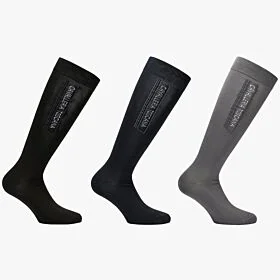 Cavalleria Toscana 3-Pack Socks Black / Card Sugar