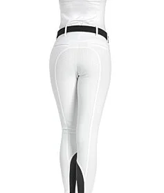 Equiline Dames Rijbroek  Ginetteg Full-Grip Wit