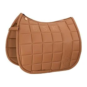 Eskadron Big Square Faux Leather Zadeldek Cognac