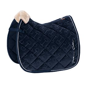 Eskadron Platinum Zadeldek Velvet Stamp Navy