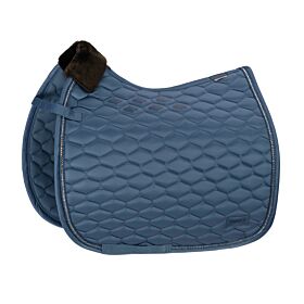 Eskadron Zadeldek Glossy Crystal Platinum Vintageblue