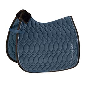 Eskadron Platinum Velvet Crystal Zadeldek Vintageblue