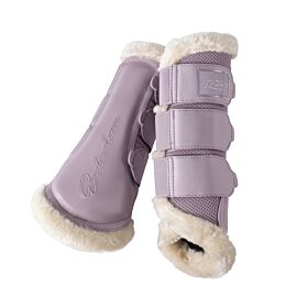 Eskadron Tendon Boots Soft Mesh FauxFur Silk Purple