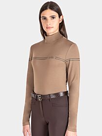 Equiline Dames Second Skin Shirt Eojie L/S Camel