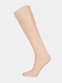 Equiline Gloryg Kniekousen Micro Studs Tortora