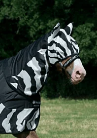 Bucas Buzz-Off Rain Zebra Hals