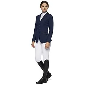 Cavalleria Toscana Women's Zip Riding Jacket Royal Blue