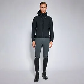 Cavalleria Toscana Men's Jersey Hooded Softshell Jack