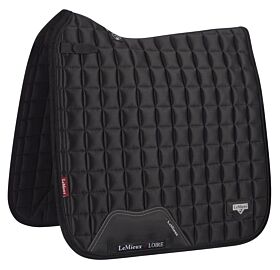 LeMIEUX Loire Classic Satin Square Zadeldek Black