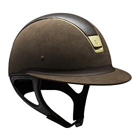 Samshield Rijhelm Miss Shield Premium Leer Bruin Gold