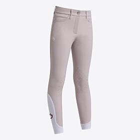 Cavalleria Toscana Girl's Jumping Knee Grip Breeches  - Violet Ice 