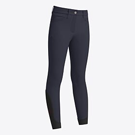 Cavalleria Toscana Girl's Jumping Knee Grip Breeches  - Charcoal