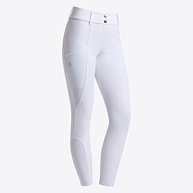Cavalleria Toscana Women's Full Grip Dressage Breeches with perforated inserts Wit