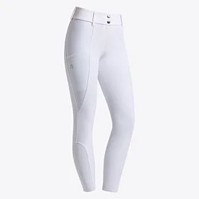 Cavalleria Toscana Women's Full Grip Dressage Breeches with perforated inserts Wit